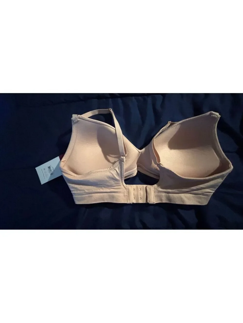 JOYSPUN Nude Seamless Wireless Bra with Adjustable Straps - Size Small